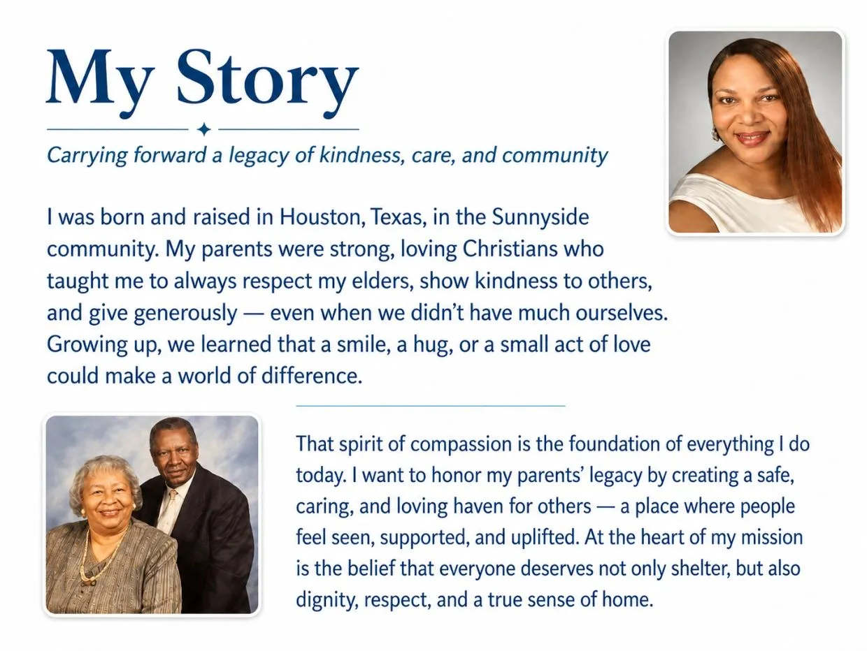 The Wright of Passage Legacy My Story graphic with a portrait and family photo